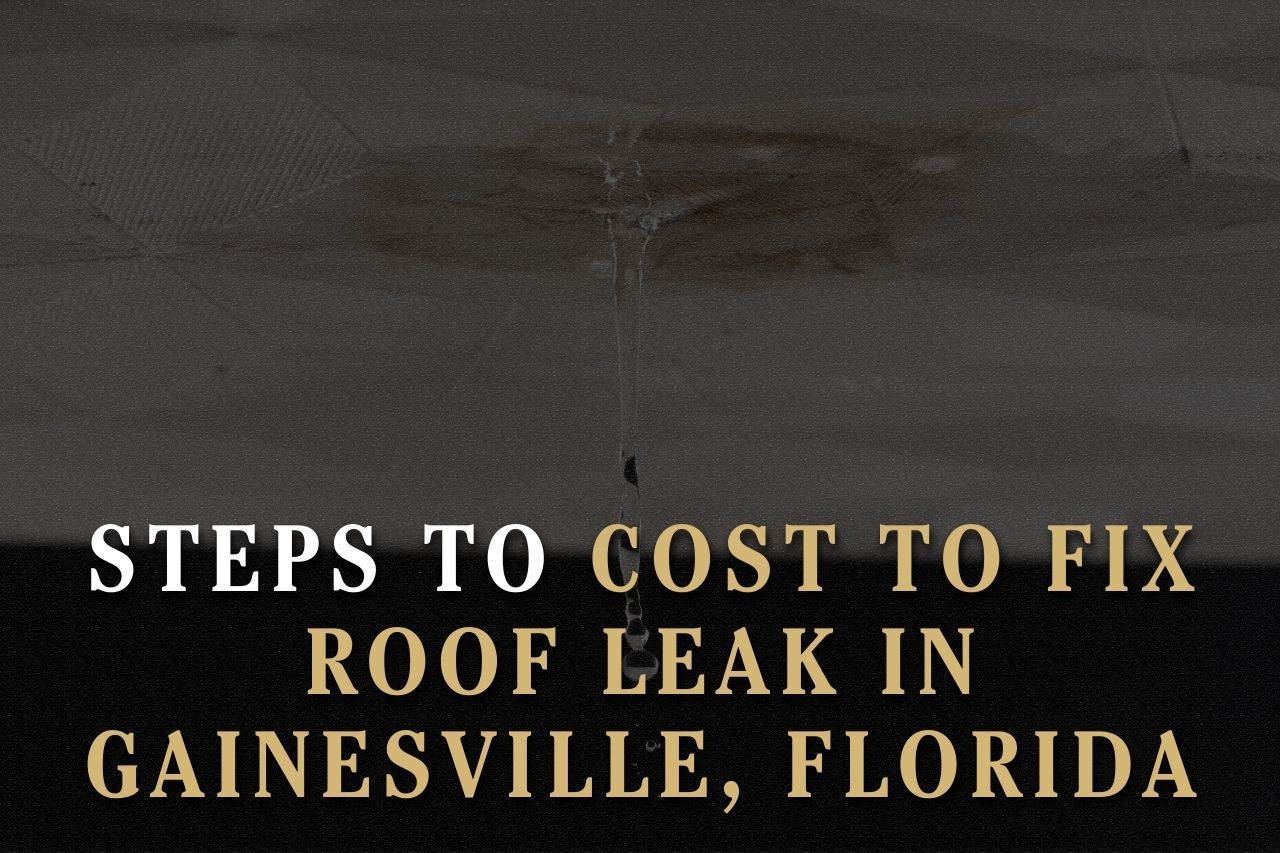 Steps to Cost to Fix Roof Leak in Gainesville, Florida