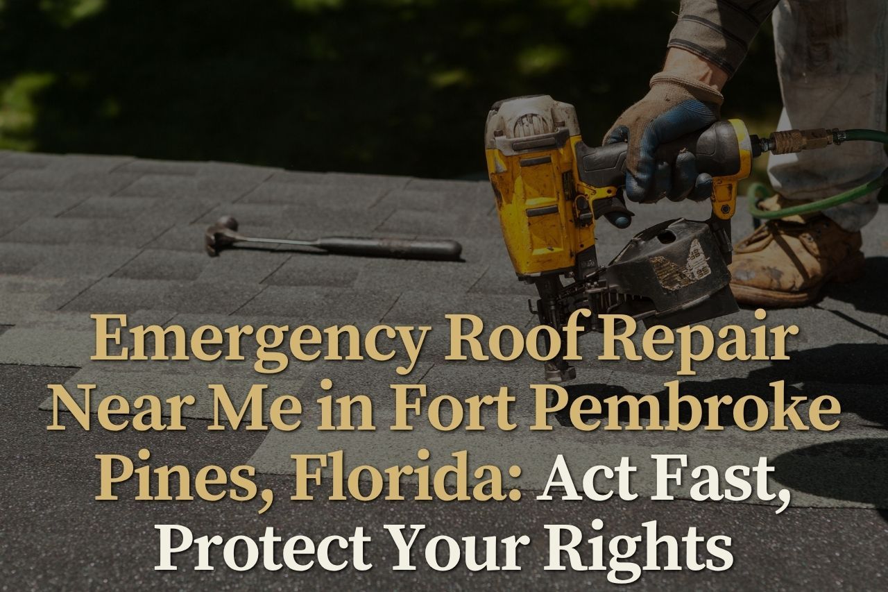Emergency Roof Repair Near Me in Fort Pembroke Pines, Florida: Act Fast, Protect Your Rights