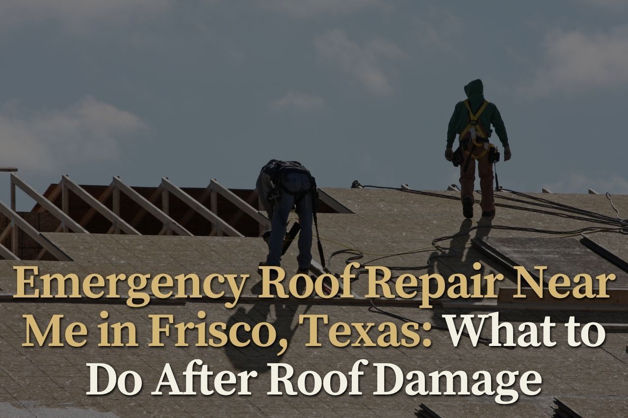 Emergency Roof Repair Near Me in Frisco, Texas: What to Do After Roof Damage