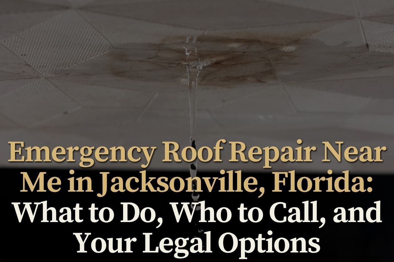 Emergency Roof Repair Near Me in Jacksonville, Florida: What to Do, Who to Call, and Your Legal Options