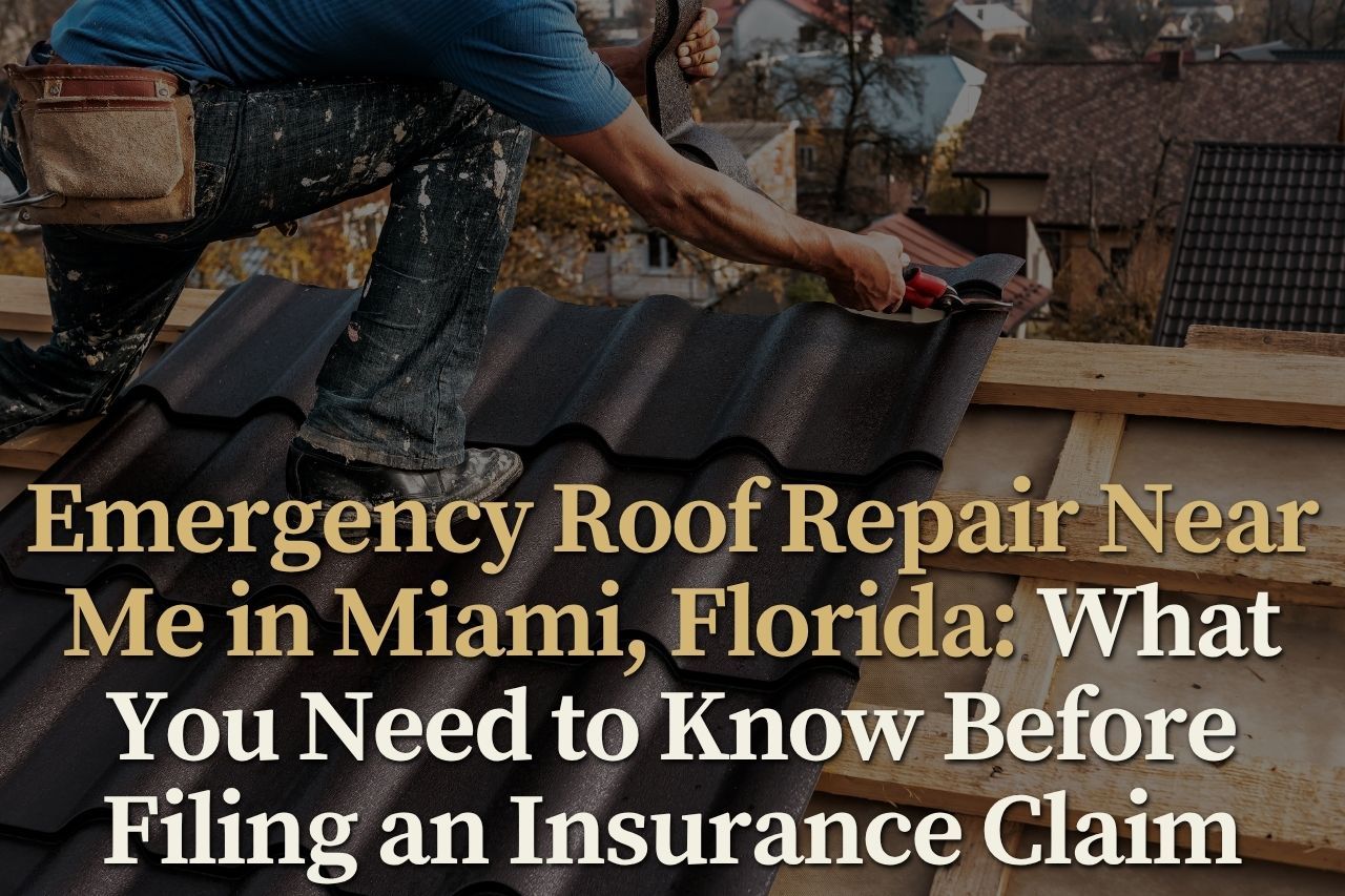 Emergency Roof Repair Near Me in Miami, Florida: What You Need to Know Before Filing an Insurance Claim
