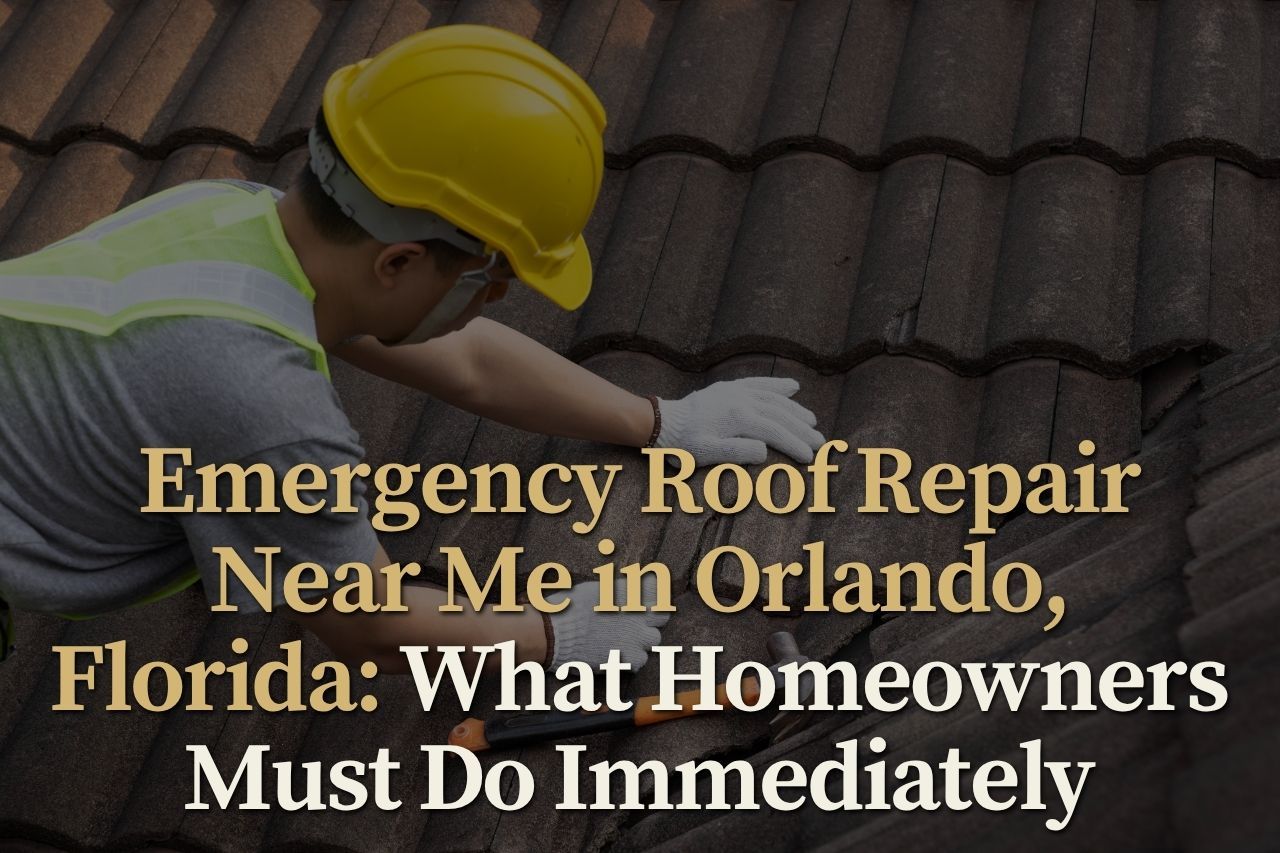 Emergency Roof Repair Near Me in Orlando, Florida: What Homeowners Must Do Immediately