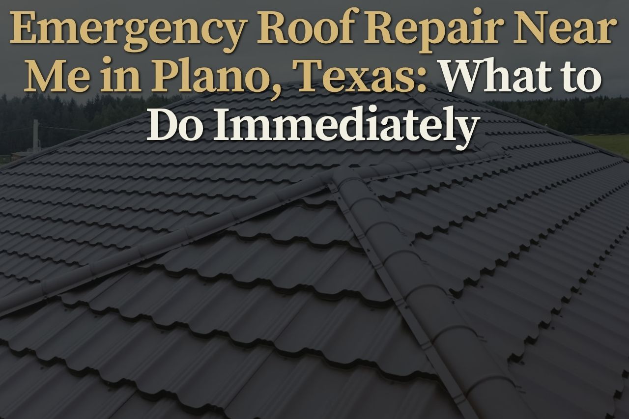 Emergency Roof Repair Near Me in Plano, Texas: What to Do Immediately