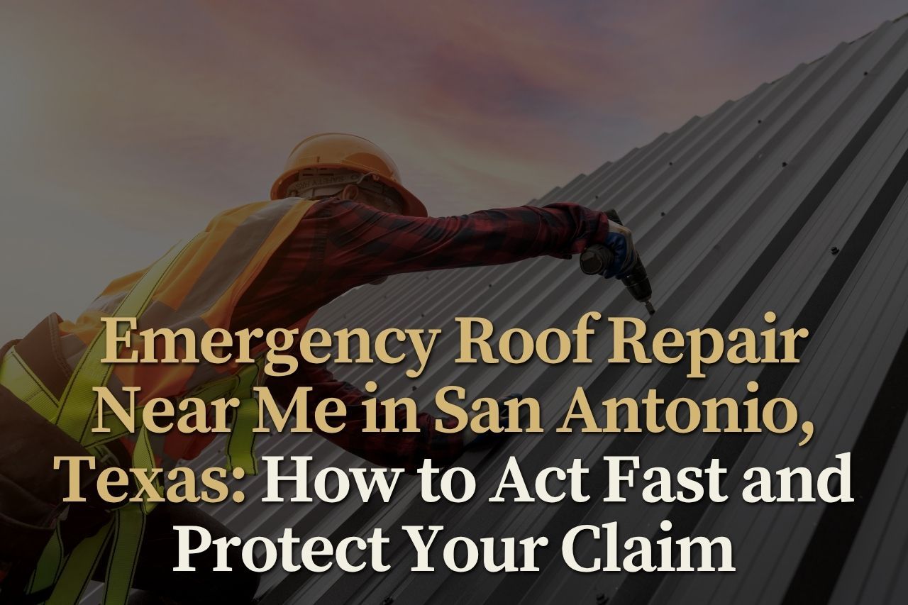 Emergency Roof Repair Near Me in San Antonio, Texas: How to Act Fast and Protect Your Claim