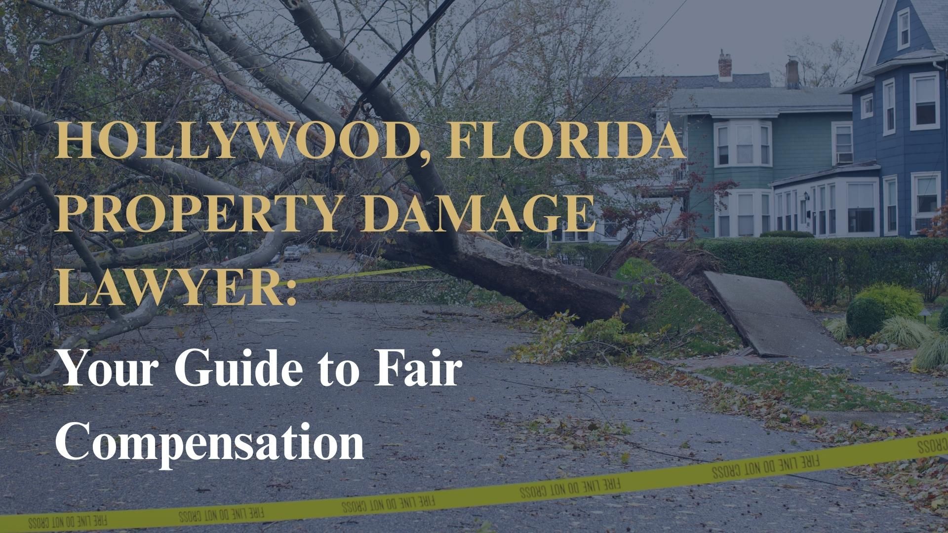 Hollywood, Florida Property Damage Lawyer: Your Guide to Fair Compensation