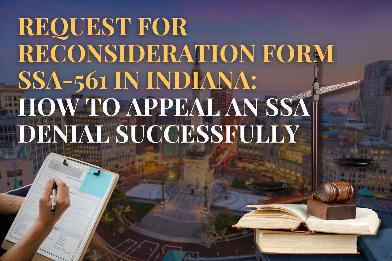 Request for Reconsideration Form SSA-561 in Indiana: How to Appeal an SSA Denial Successfully