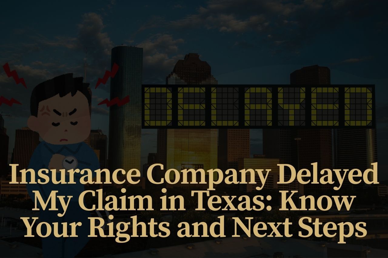 Insurance Company Delayed My Claim in Texas: Know Your Rights and Next Steps