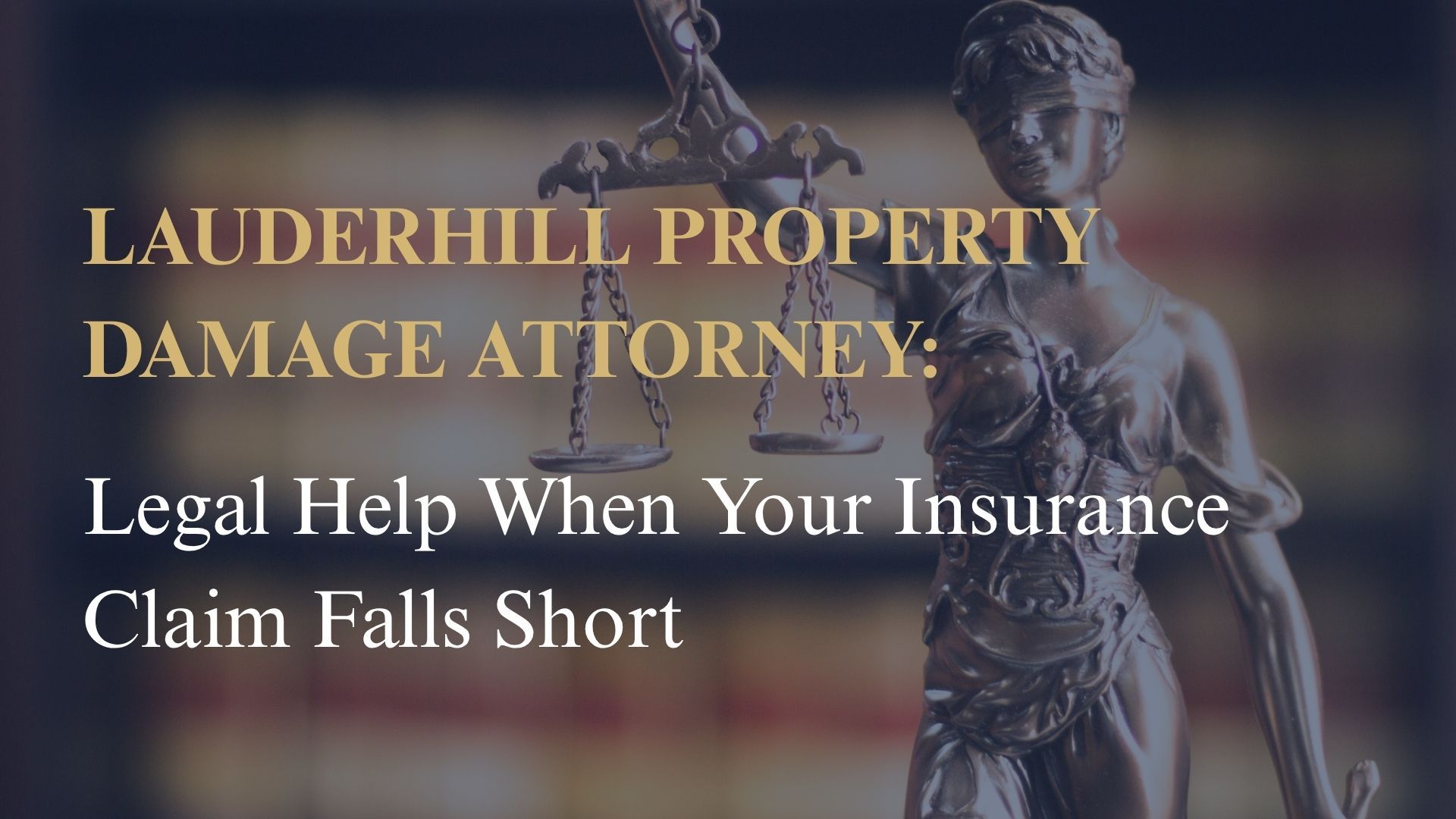 Lauderhill Property Damage Attorney: Legal Help When Your Insurance Claim Falls Short