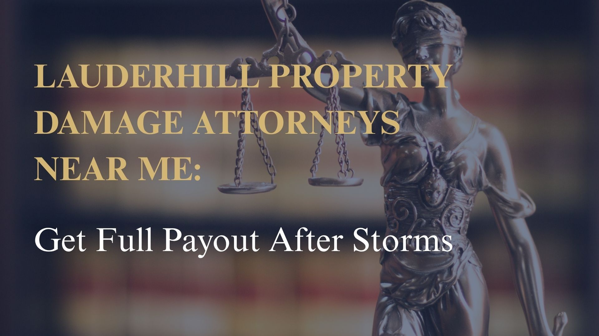 Lauderhill Property Damage Attorneys Near Me: Get Full Payout After Storms