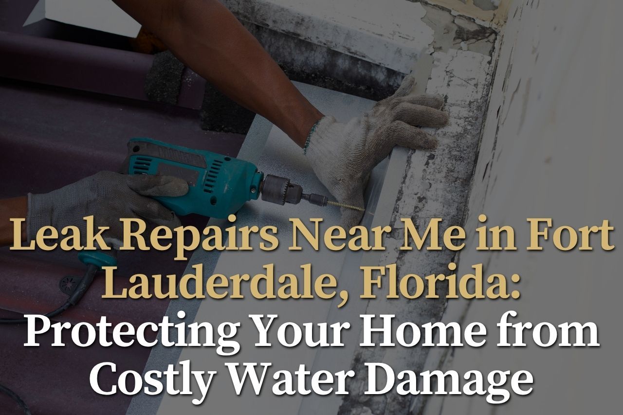 Leak Repairs Near Me in Fort Lauderdale, Florida: Protecting Your Home from Costly Water Damage