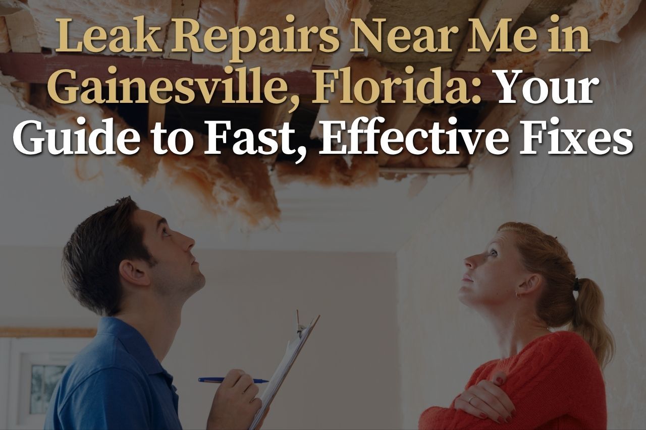 Leak Repairs Near Me in Gainesville, Florida: Your Guide to Fast, Effective Fixes