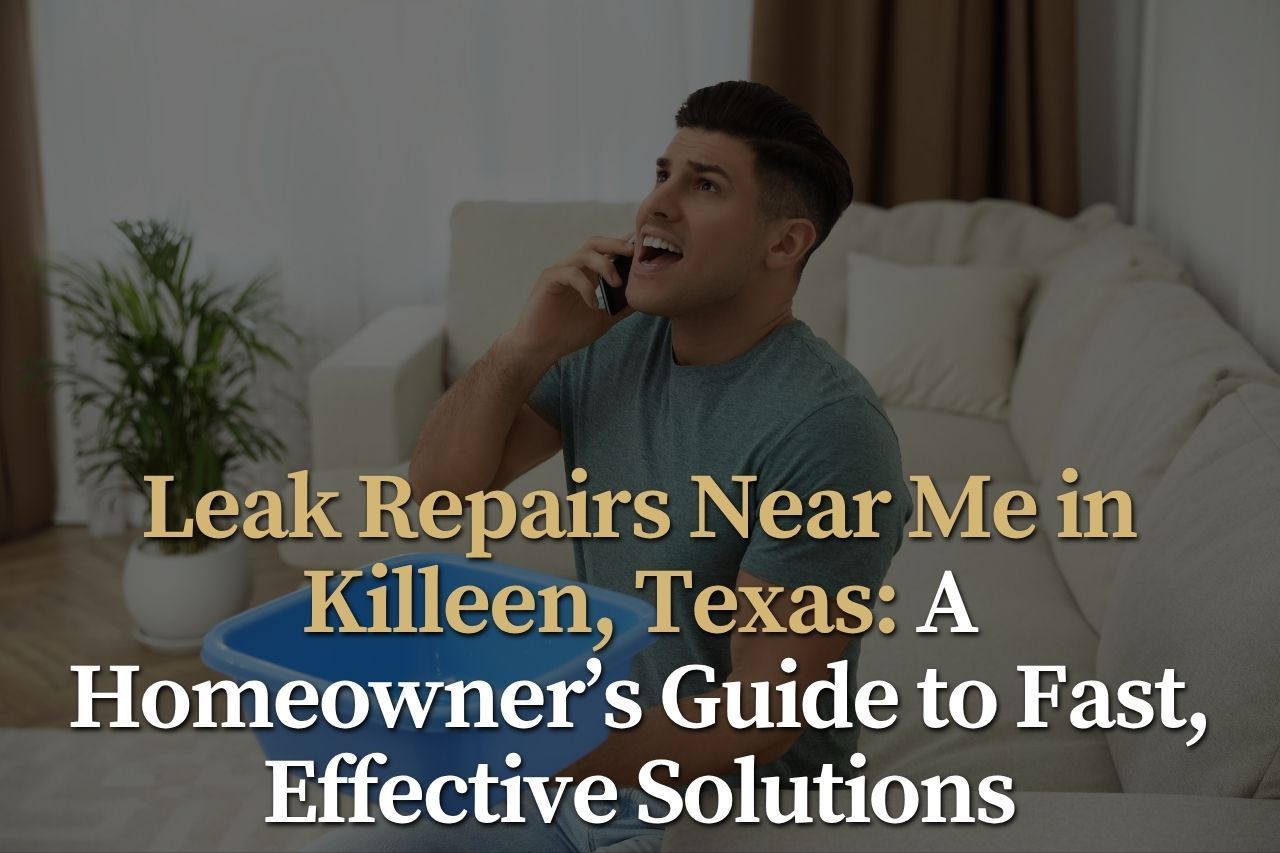 Leak Repairs Near Me in Killeen, Texas: A Homeowner’s Guide to Fast, Effective Solutions