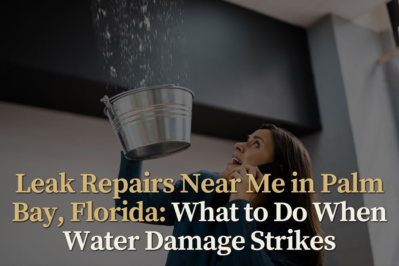 Leak Repairs Near Me in Palm Bay, Florida: What to Do When Water Damage Strikes