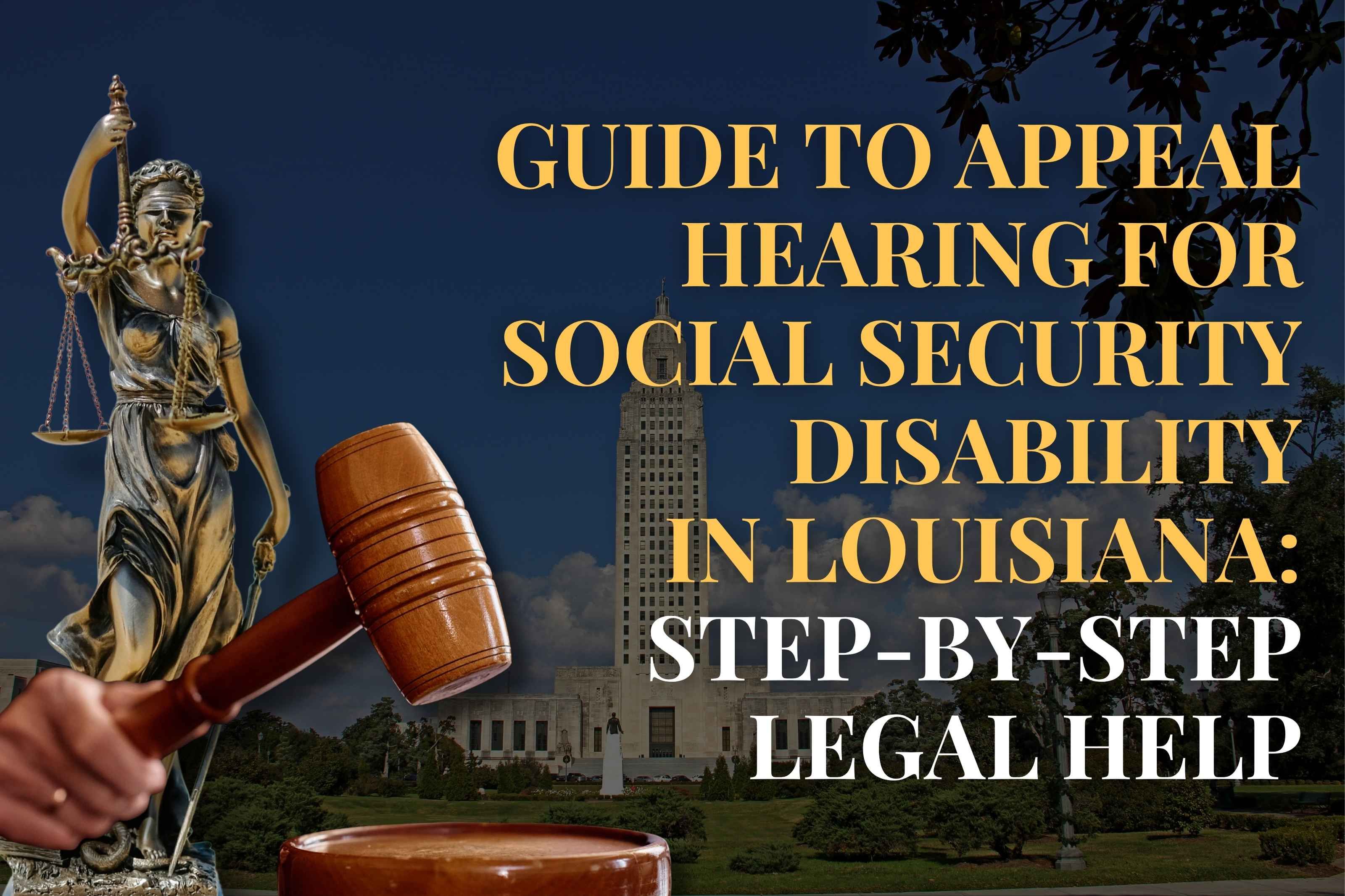 Guide to Appeal Hearing for Social Security Disability in Louisiana: Step-by-Step Legal Help