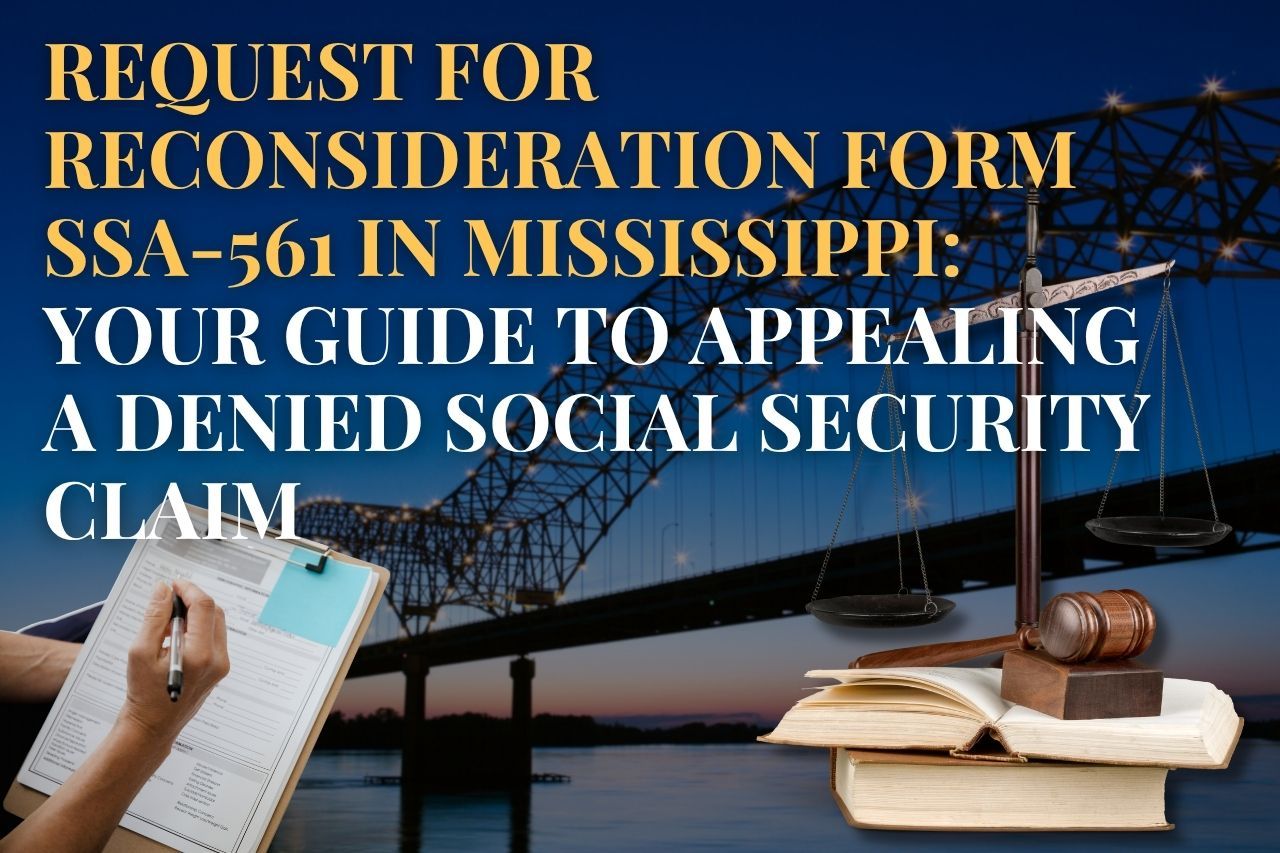 Request for Reconsideration Form SSA-561 in Mississippi: Your Guide to Appealing a Denied Social Security Claim