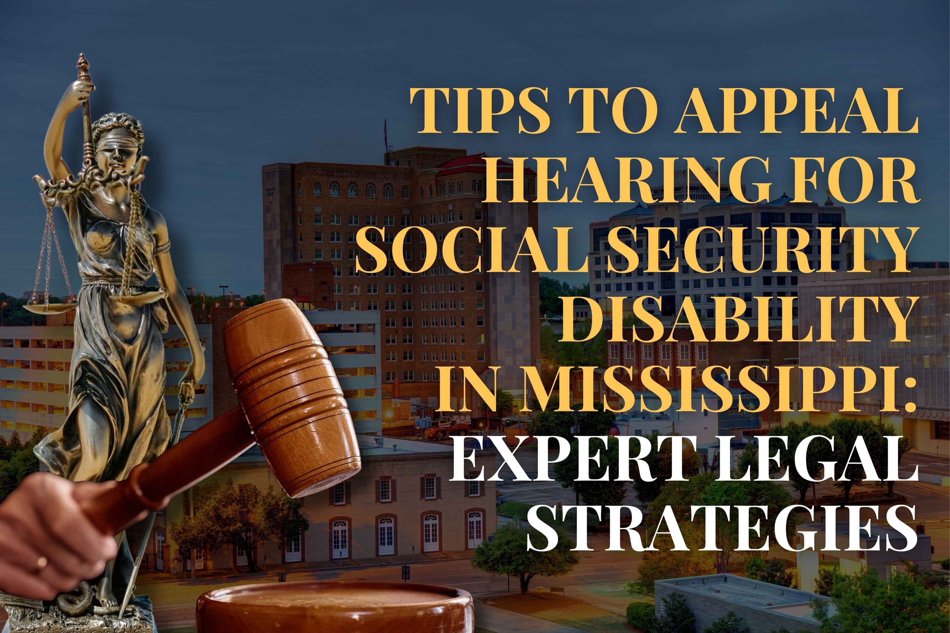 Tips to Appeal Hearing for Social Security Disability in Mississippi: Expert Legal Strategies