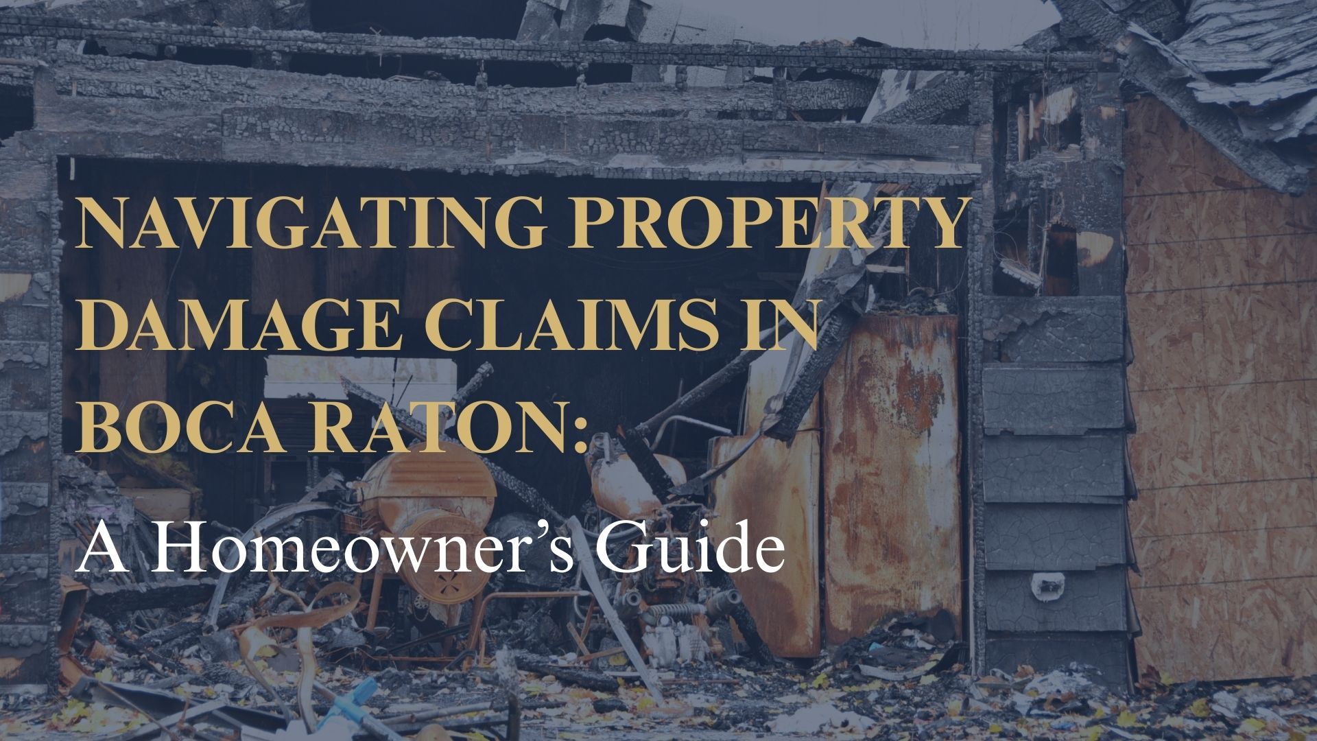 Navigating Property Damage Claims in Boca Raton: A Homeowner’s Guide