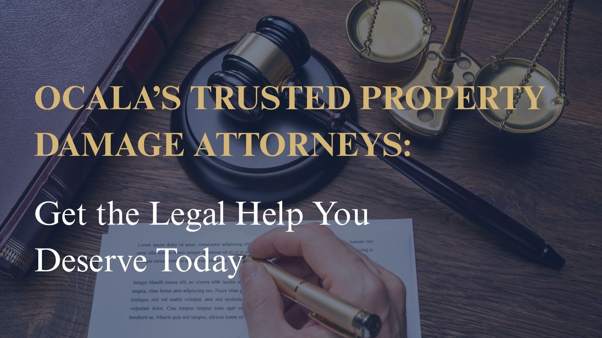 Ocala’s Trusted Property Damage Attorneys: Get the Legal Help You Deserve Today
