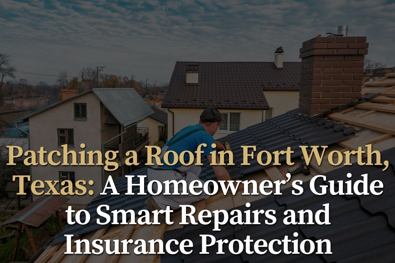 Patching a Roof in Fort Worth, Texas