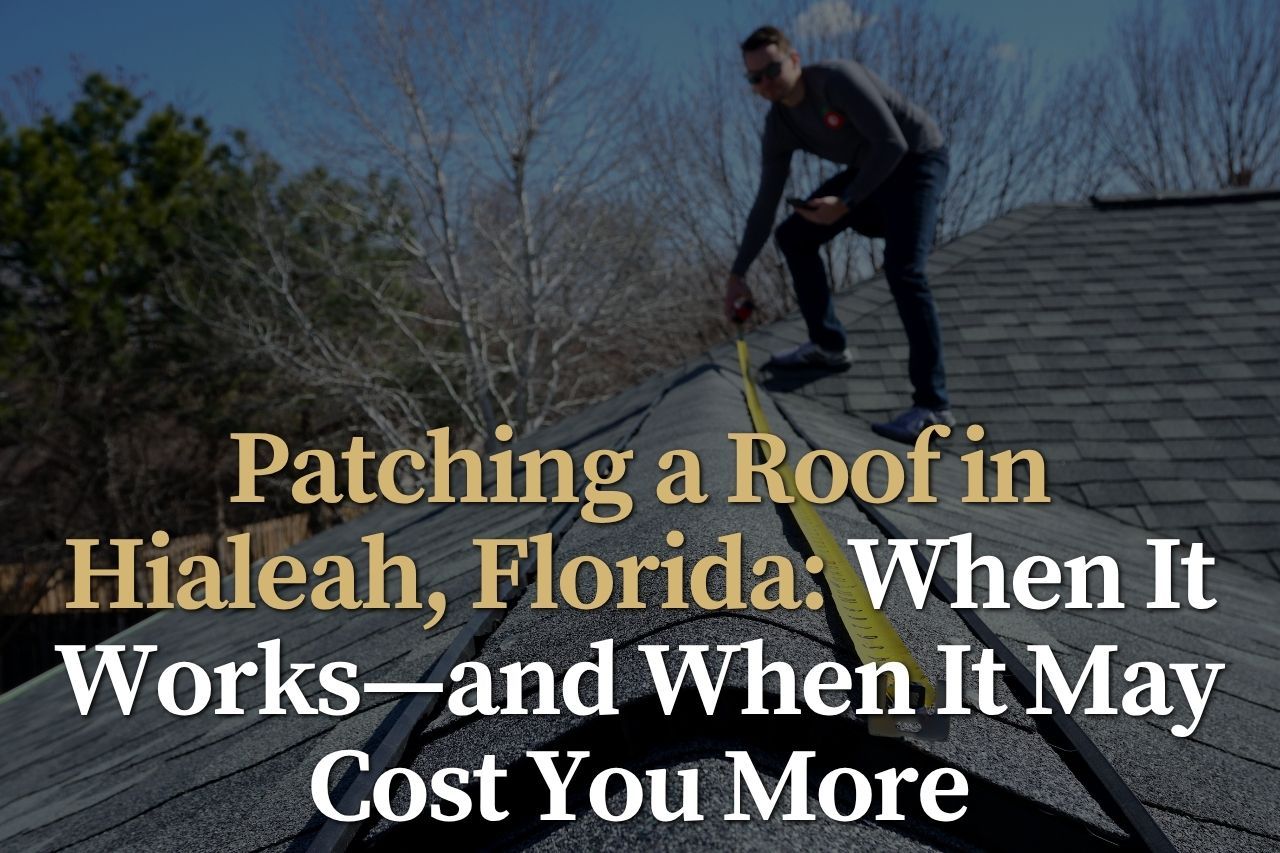 Patching a Roof in Hialeah, Florida: When It Works—and When It May Cost You More