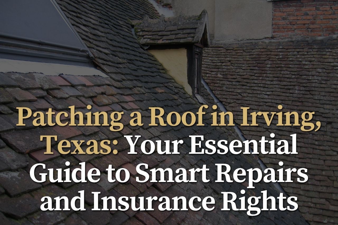 Patching a Roof in Irving, Texas: Your Essential Guide to Smart Repairs and Insurance Rights