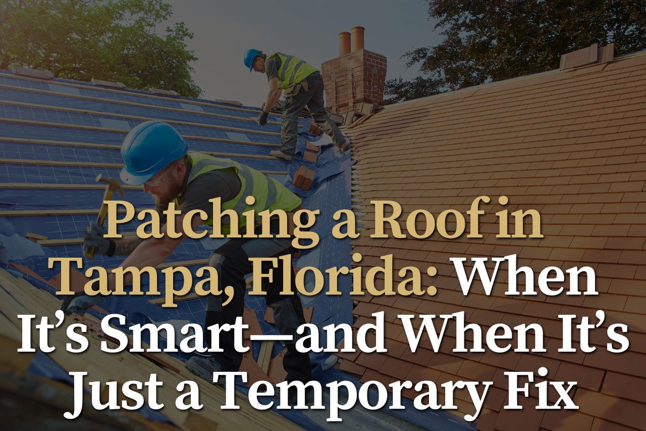 Patching a Roof in Tampa, Florida: When It’s Smart—and When It’s Just a Temporary Fix