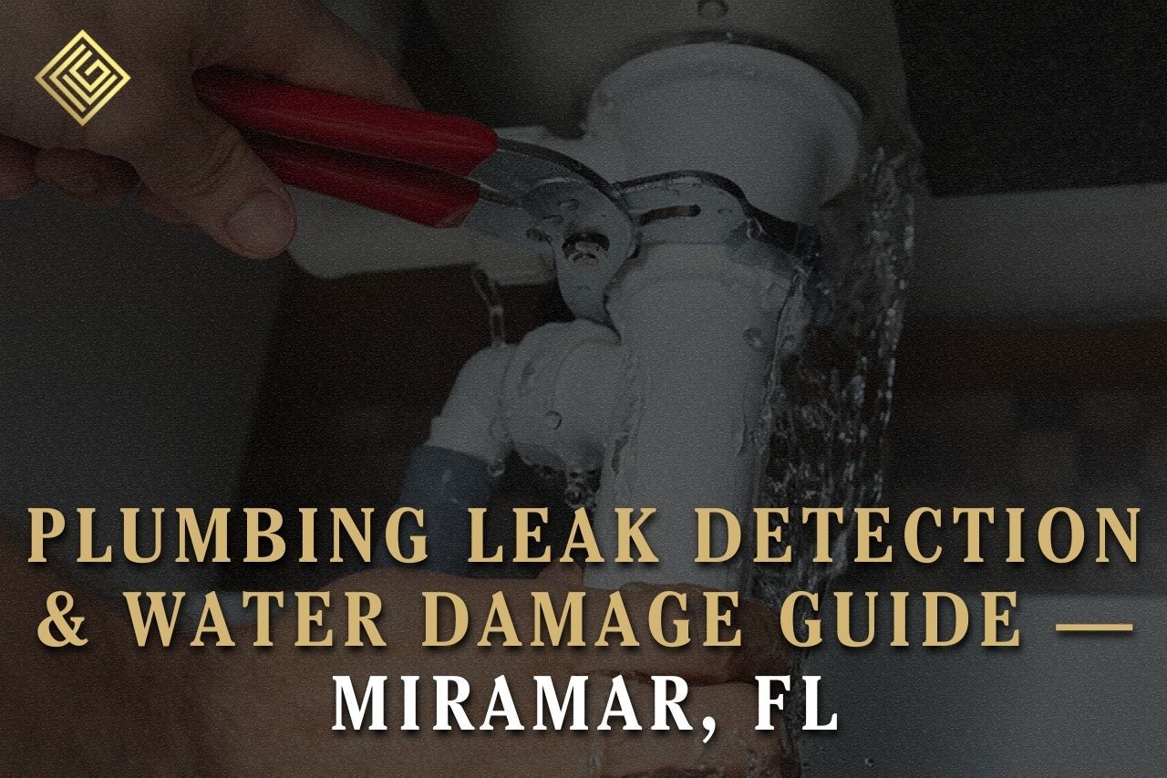 Plumbing Leak Detection & Water Damage Guide — Miramar, FL