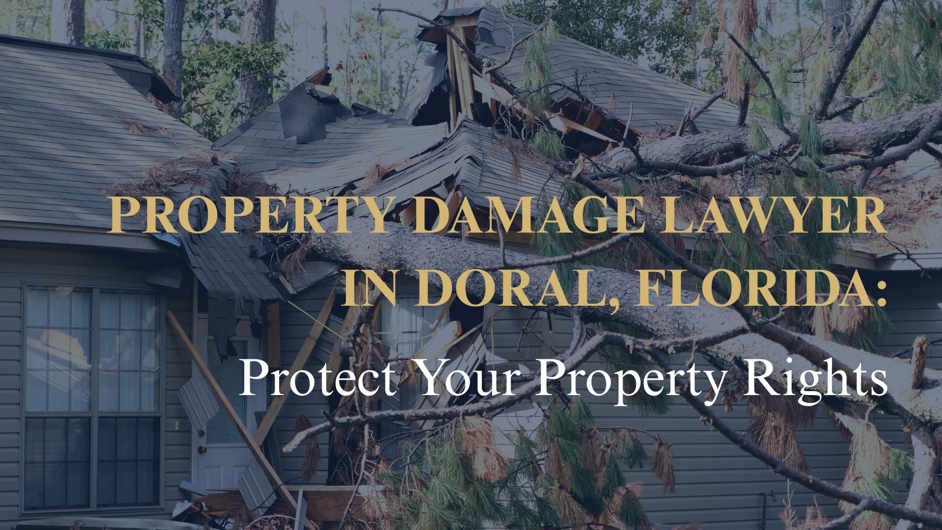 Property Damage Lawyer in Doral, Florida: Protect Your Property Rights