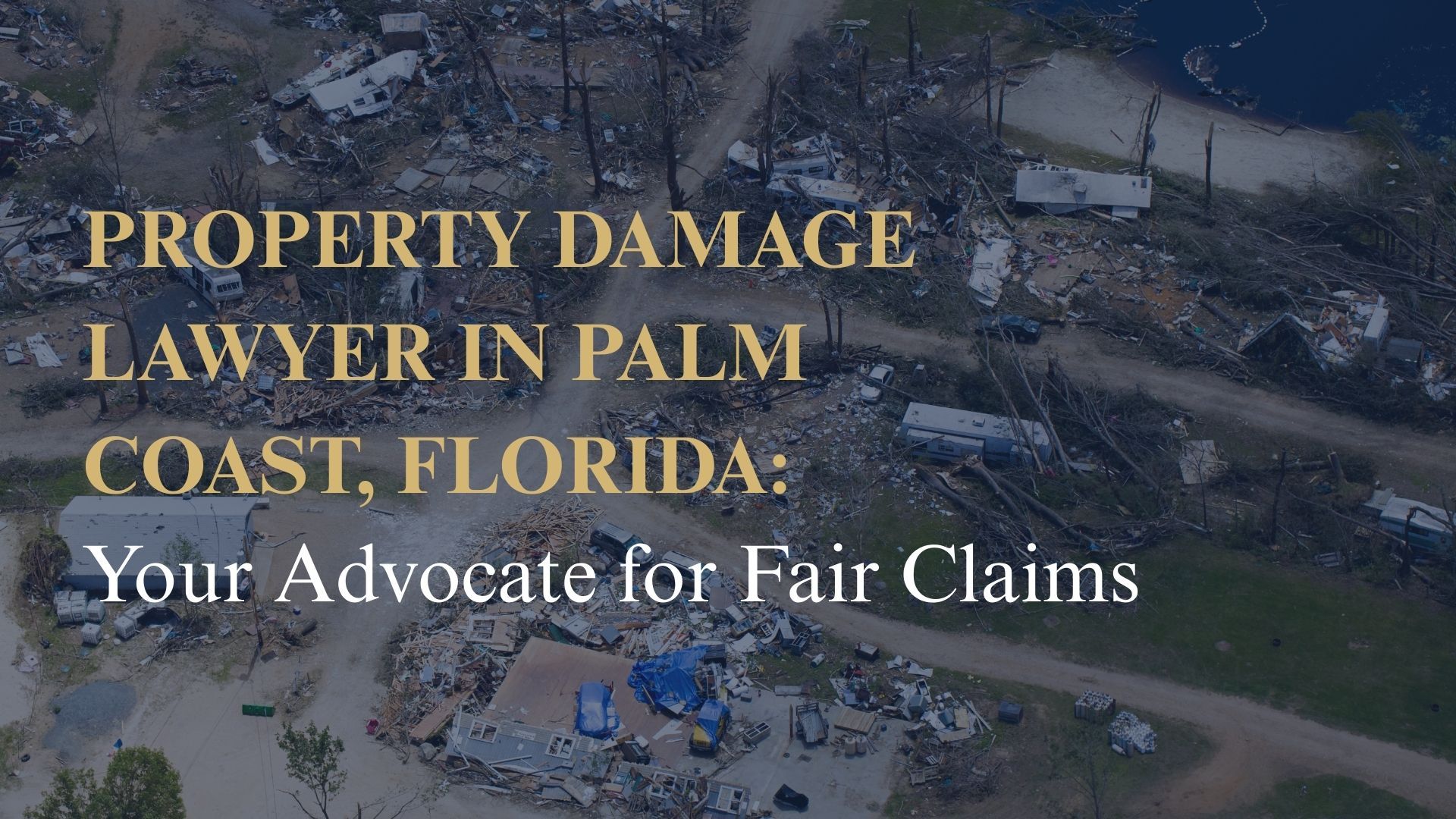 Property Damage Lawyer in Palm Coast, Florida Your Advocate for Fair Claims