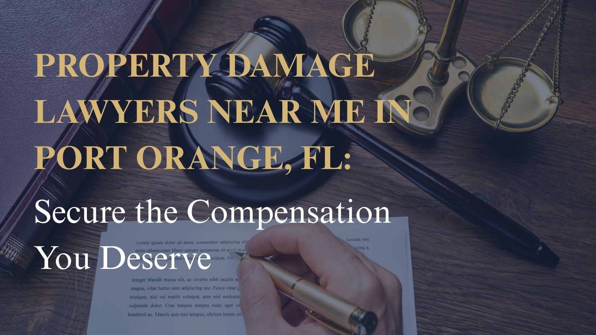 Property Damage Lawyers Near Me in Port Orange, FL – Secure the Compensation You Deserve