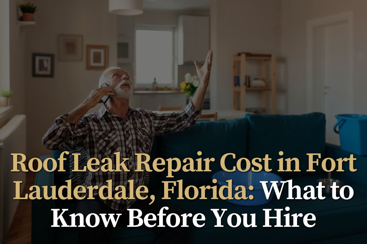 Roof Leak Repair Cost in Fort Lauderdale, Florida: What to Know Before You Hire