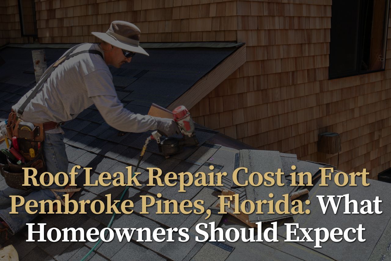 Roof Leak Repair Cost in Fort Pembroke Pines, Florida: What Homeowners Should Expect