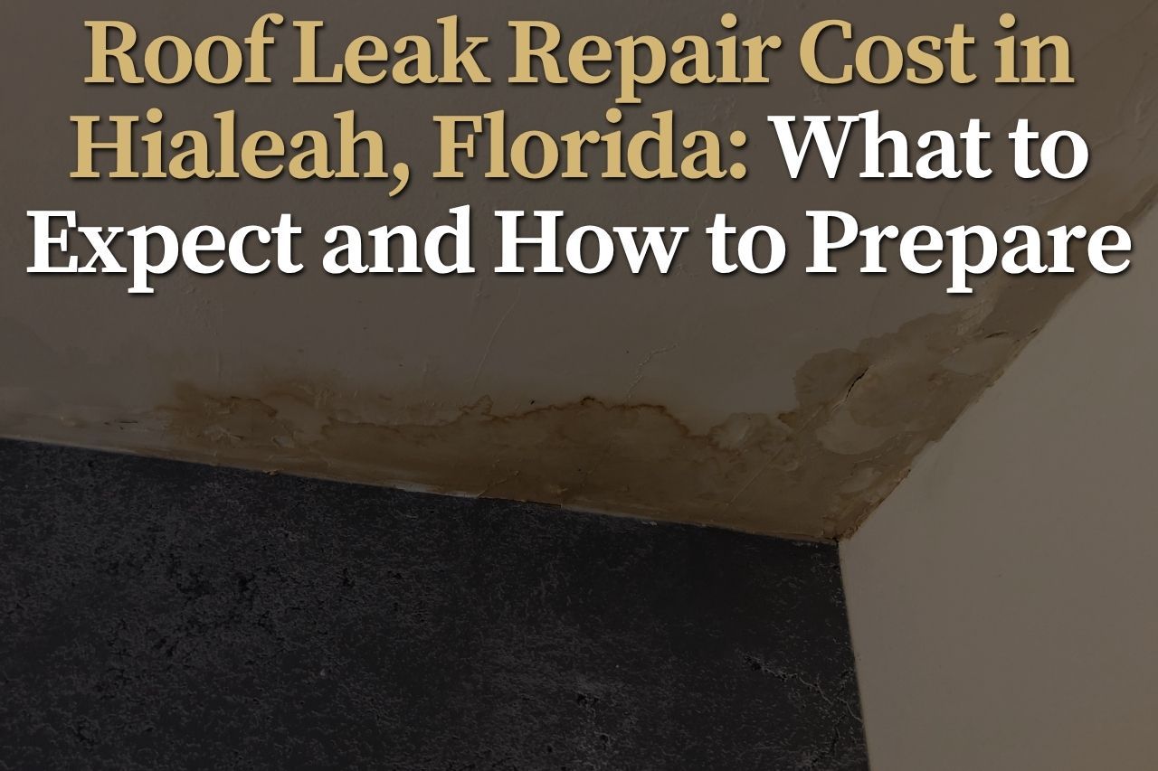 Roof Leak Repair Cost in Hialeah, Florida: What to Expect and How to Prepare