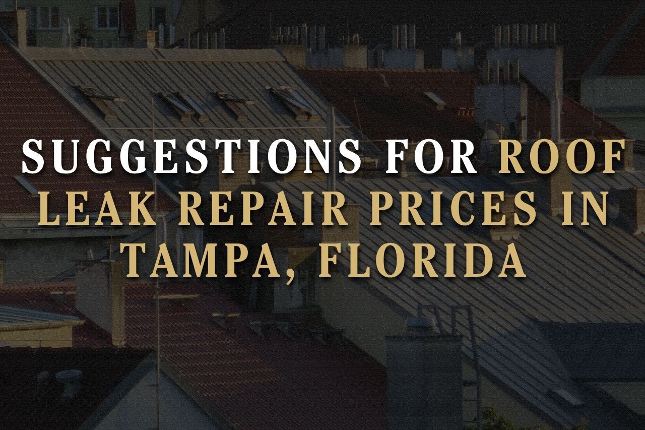 Suggestions for Roof Leak Repair Prices in Tampa, Florida