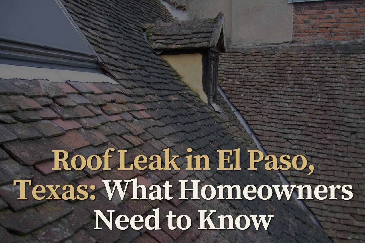 Roof Leak in El Paso, Texas: What Homeowners Need to Know