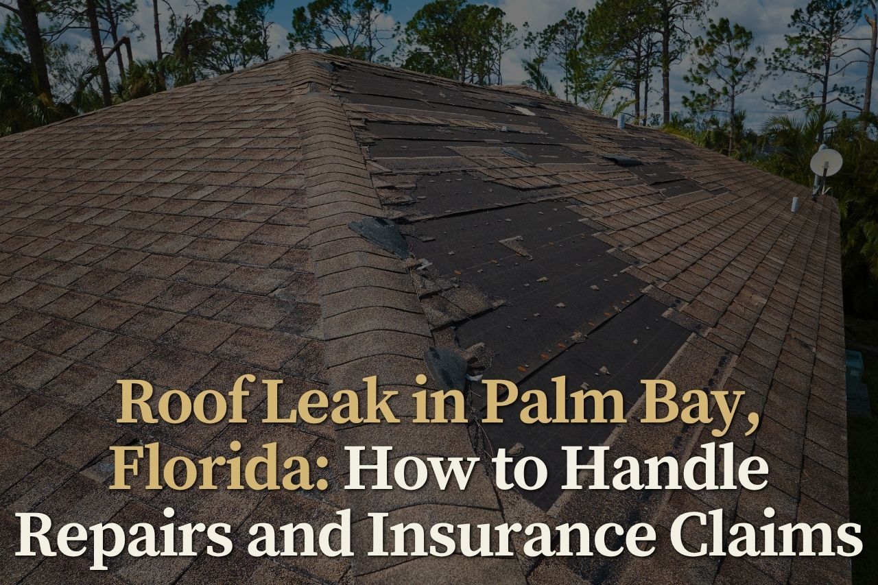 Roof Leak in Palm Bay, Florida: How to Handle Repairs and Insurance Claims