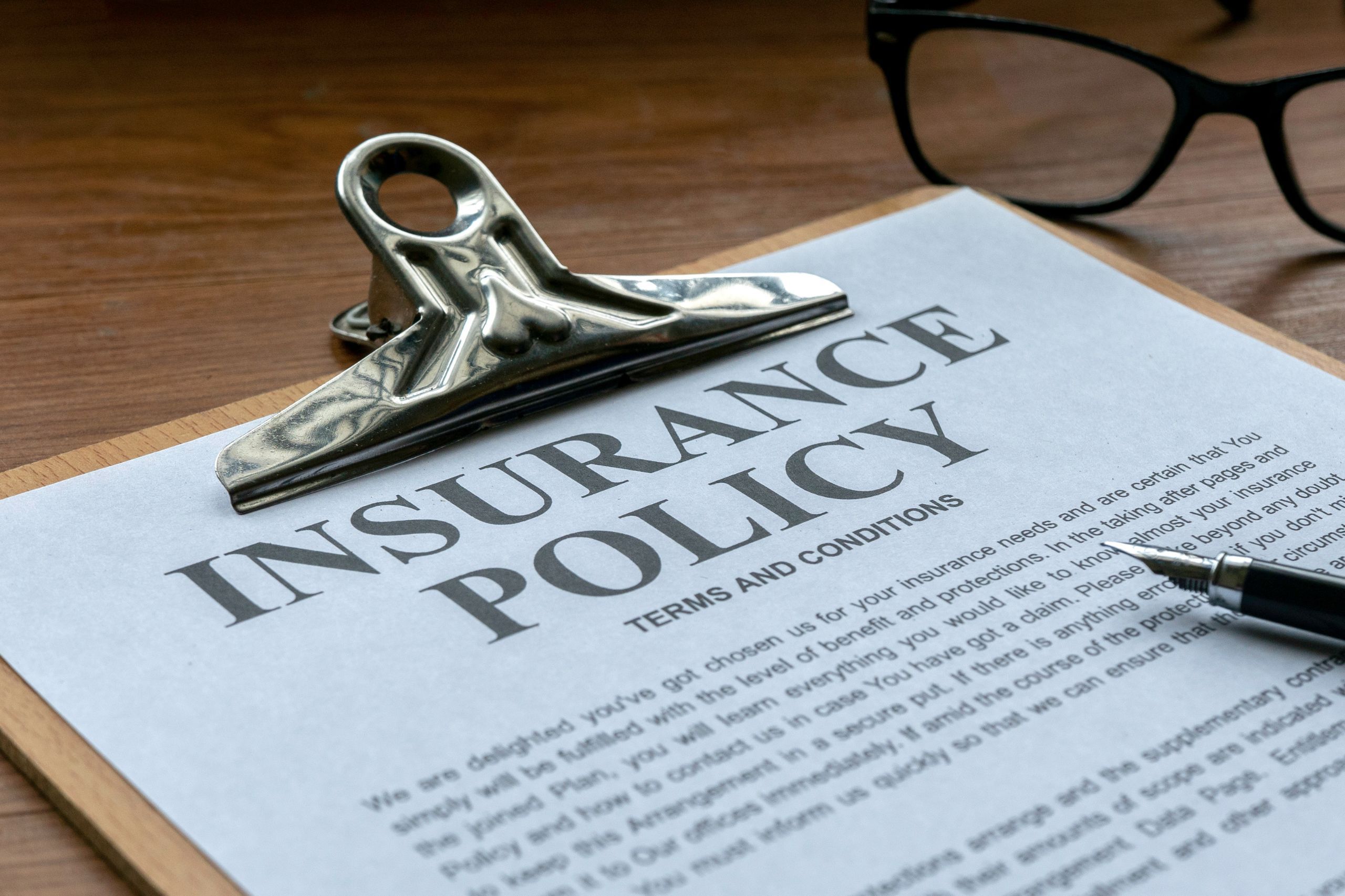 Cypress Property & Casualty Insurance Company reviewing insurance policy