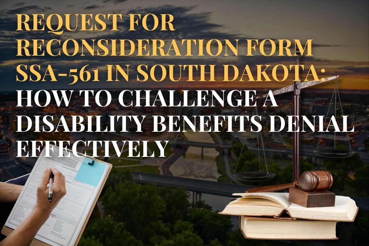Request for Reconsideration Form SSA-561 in South Dakota: How to Challenge a Disability Benefits Denial Effectively
