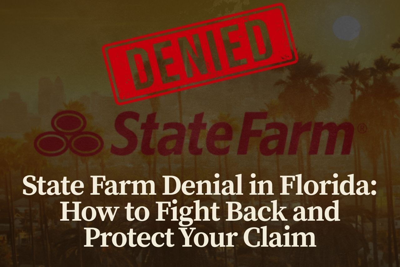 State Farm Denial in Florida: How to Fight Back and Protect Your Claim