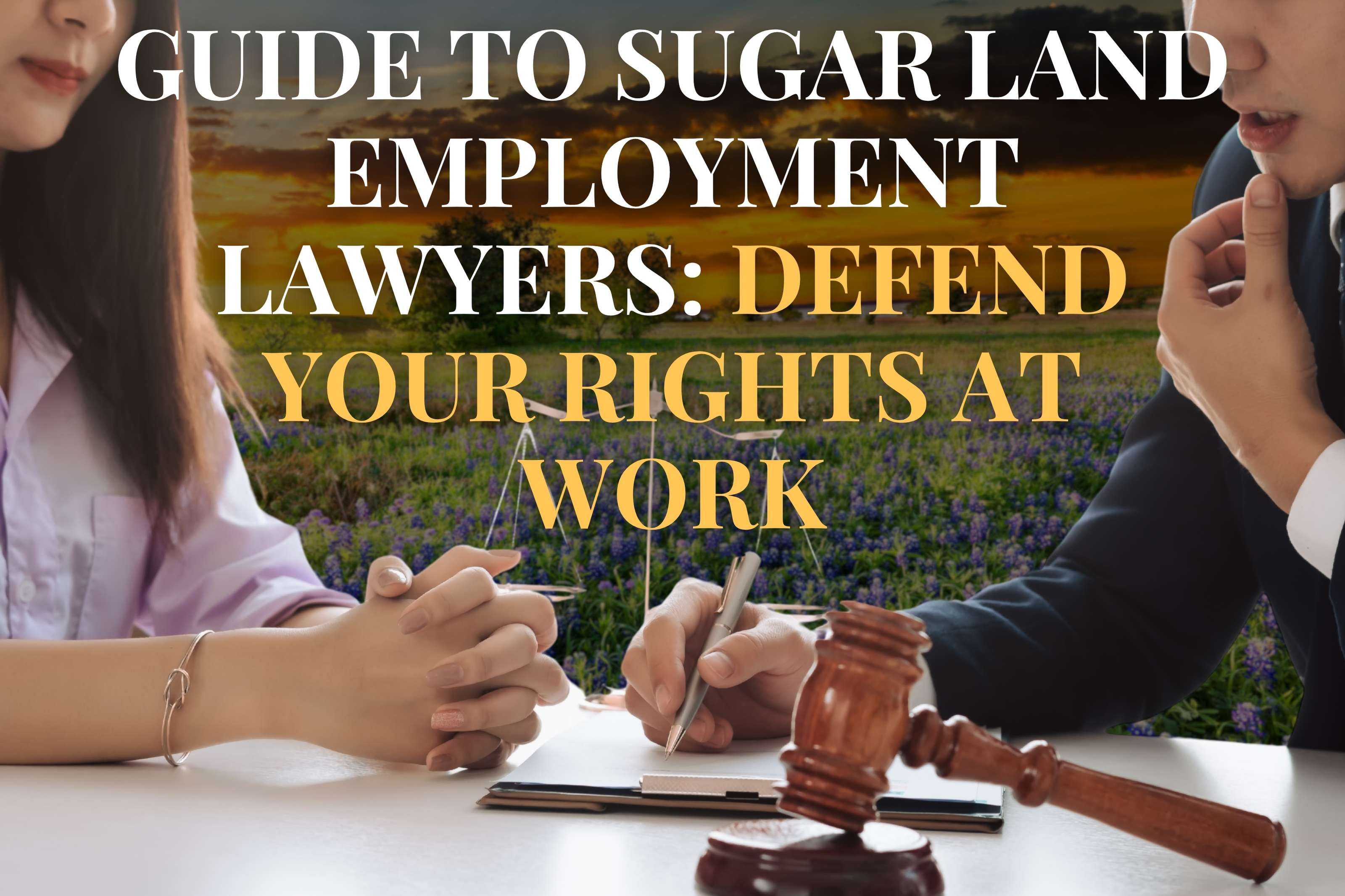 Guide to Sugar Land Employment Lawyers: Defend Your Rights at Work