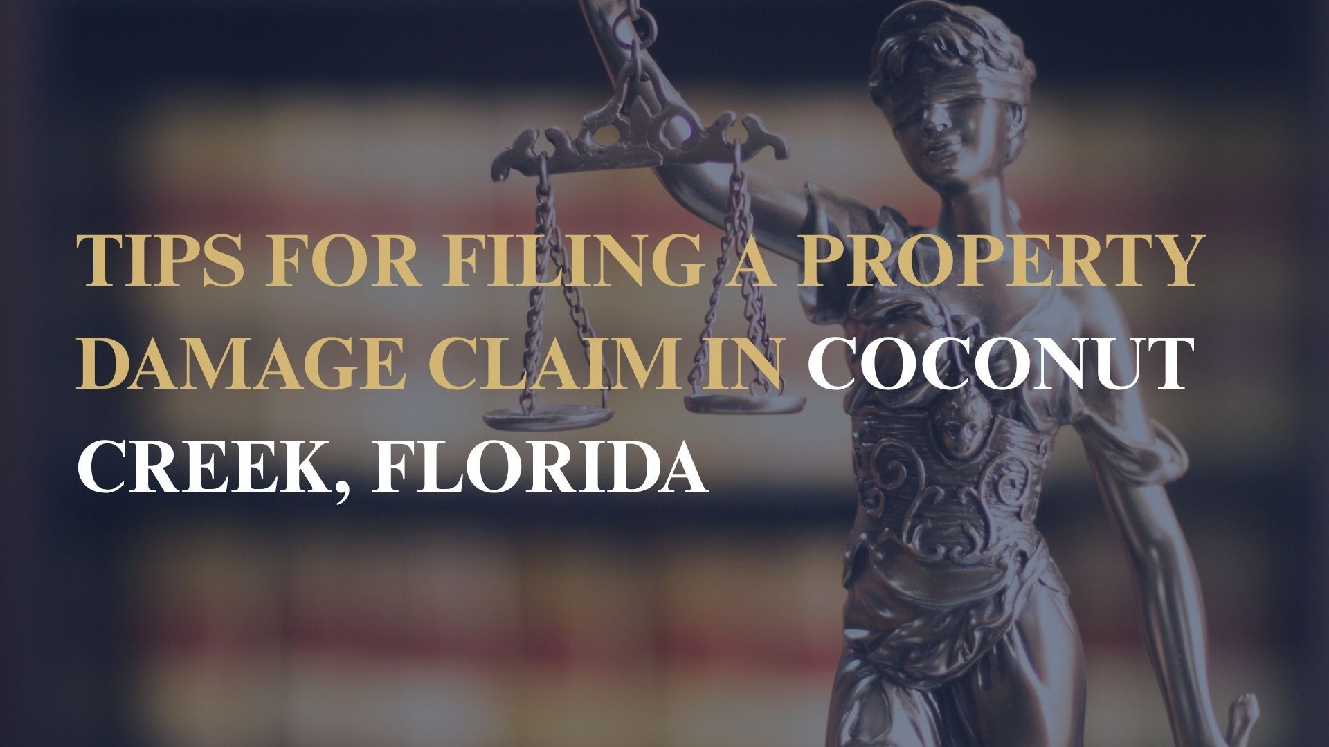 Tips for Filing a Property Damage Claim in Coconut Creek, Florida