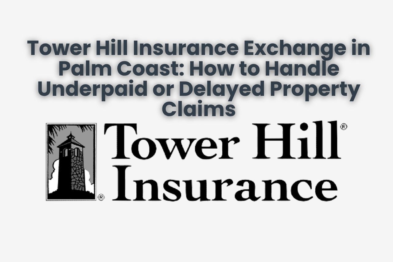 Tower Hill Insurance Exchange in Palm Coast: How to Handle Underpaid or Delayed Property Claims