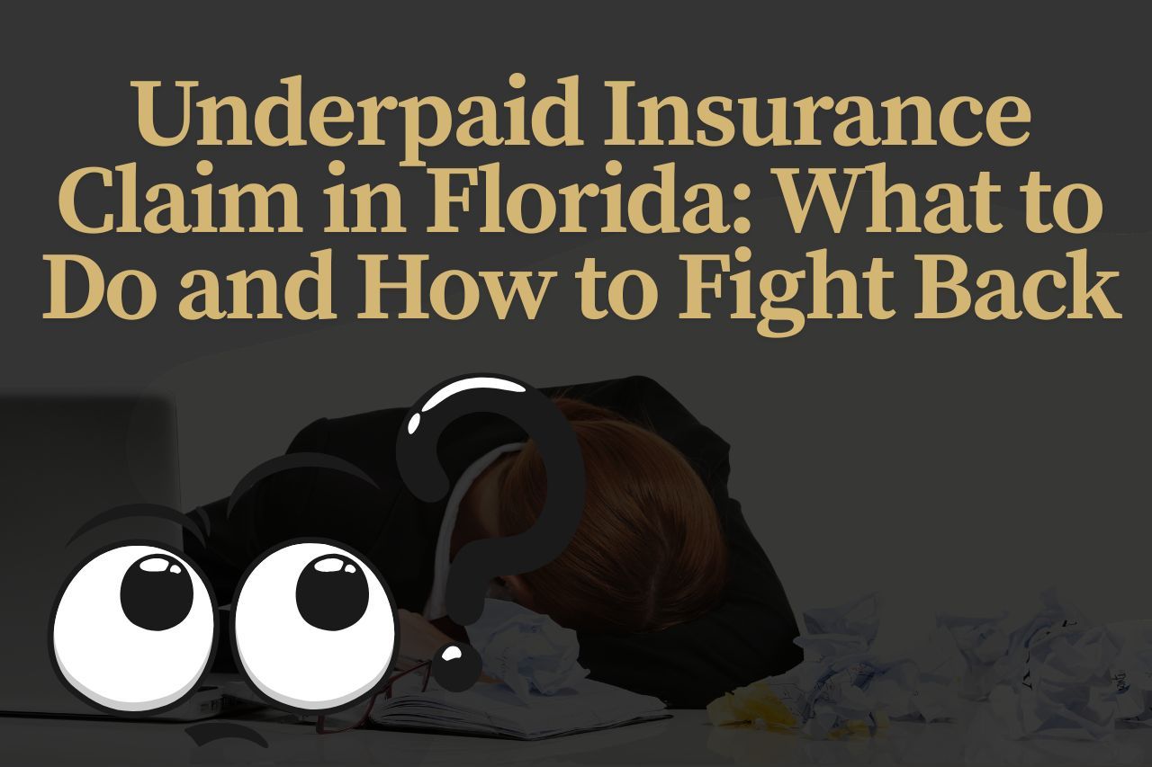 Underpaid Insurance Claim in Florida: What to Do and How to Fight Back