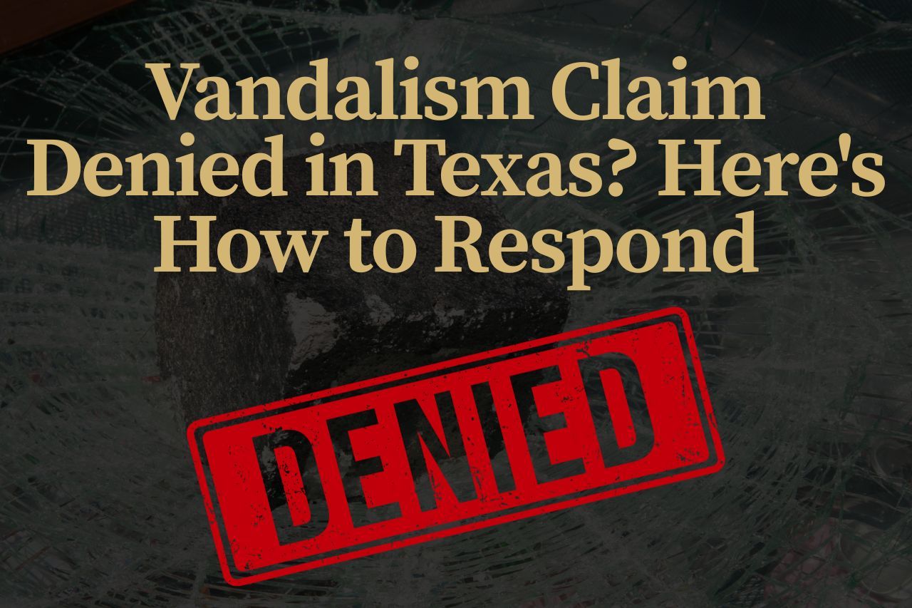 Vandalism Claim Denied in Texas? Here's How to Respond
