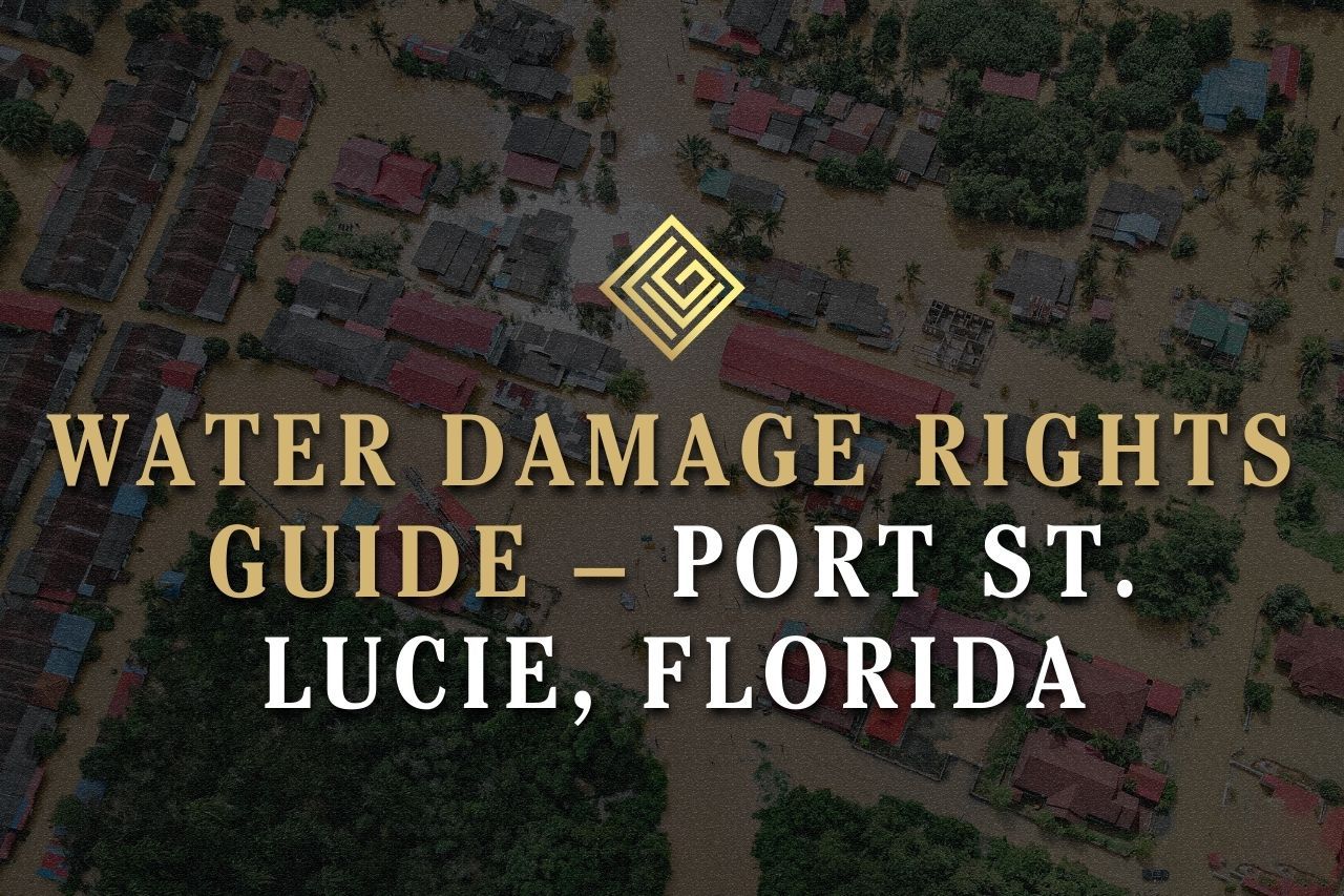 Water Damage Rights Guide – Port St. Lucie, Florida