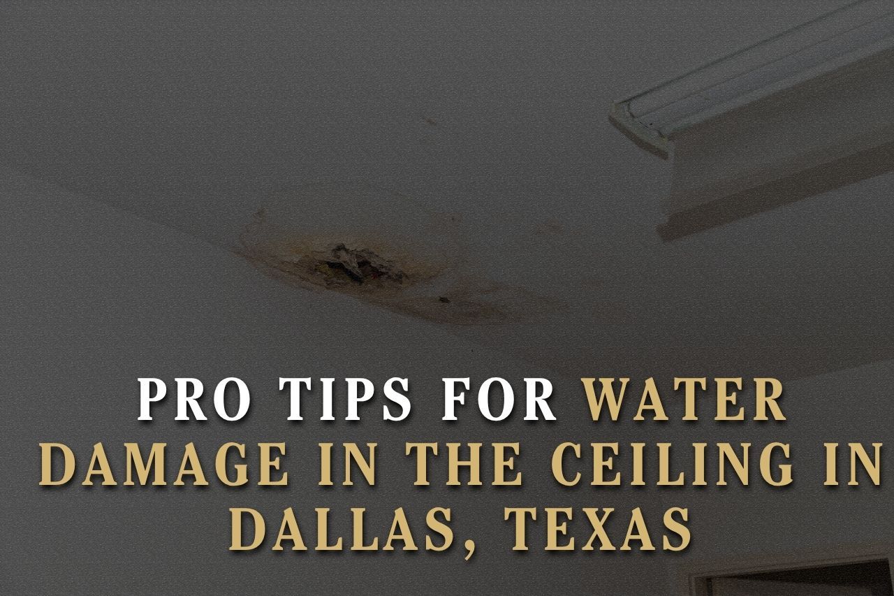 Pro Tips for Water Damage in the Ceiling in Dallas, Texas