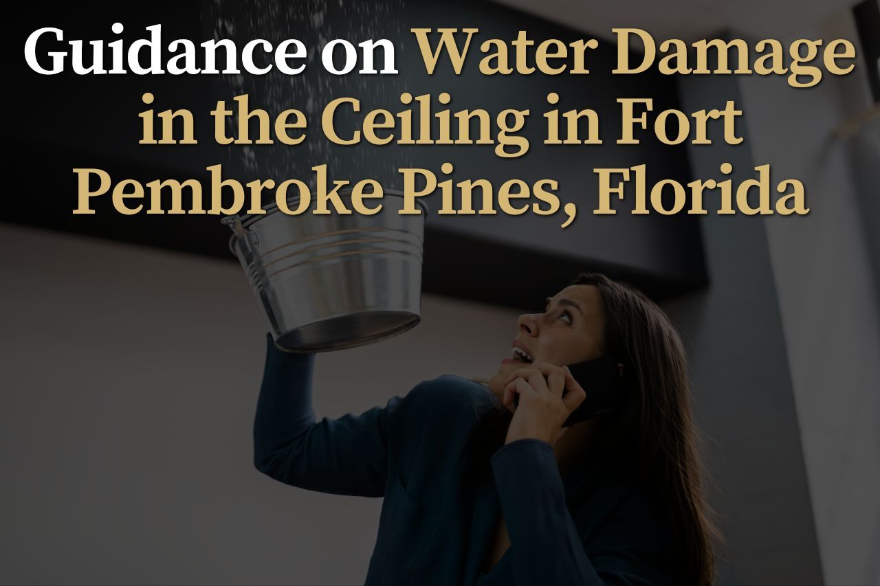 Guidance on Water Damage in the Ceiling in Fort Pembroke Pines, Florida