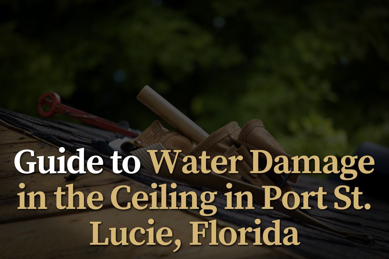 Guide to Water Damage in the Ceiling in Port St. Lucie, Florida