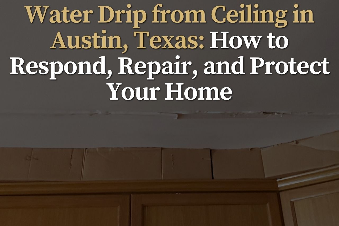 Water Drip from Ceiling in Austin, Texas: How to Respond, Repair, and Protect Your Home