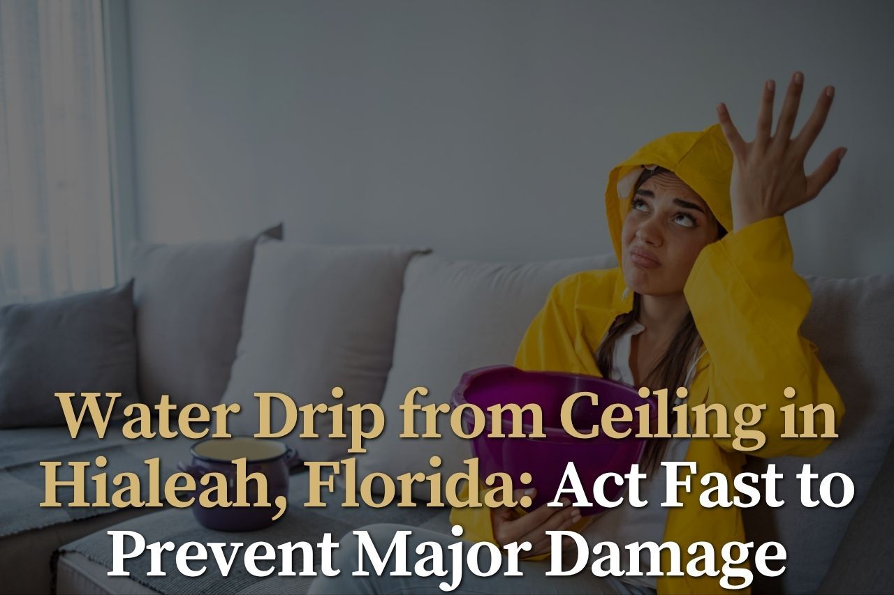 Water Drip from Ceiling in Hialeah, Florida: Act Fast to Prevent Major Damage